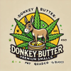 Donkey Butter cannabis strain, known for its rich, earthy aroma, smooth flavor profile, and relaxing effects, offered as premium smalls by QuadCo.